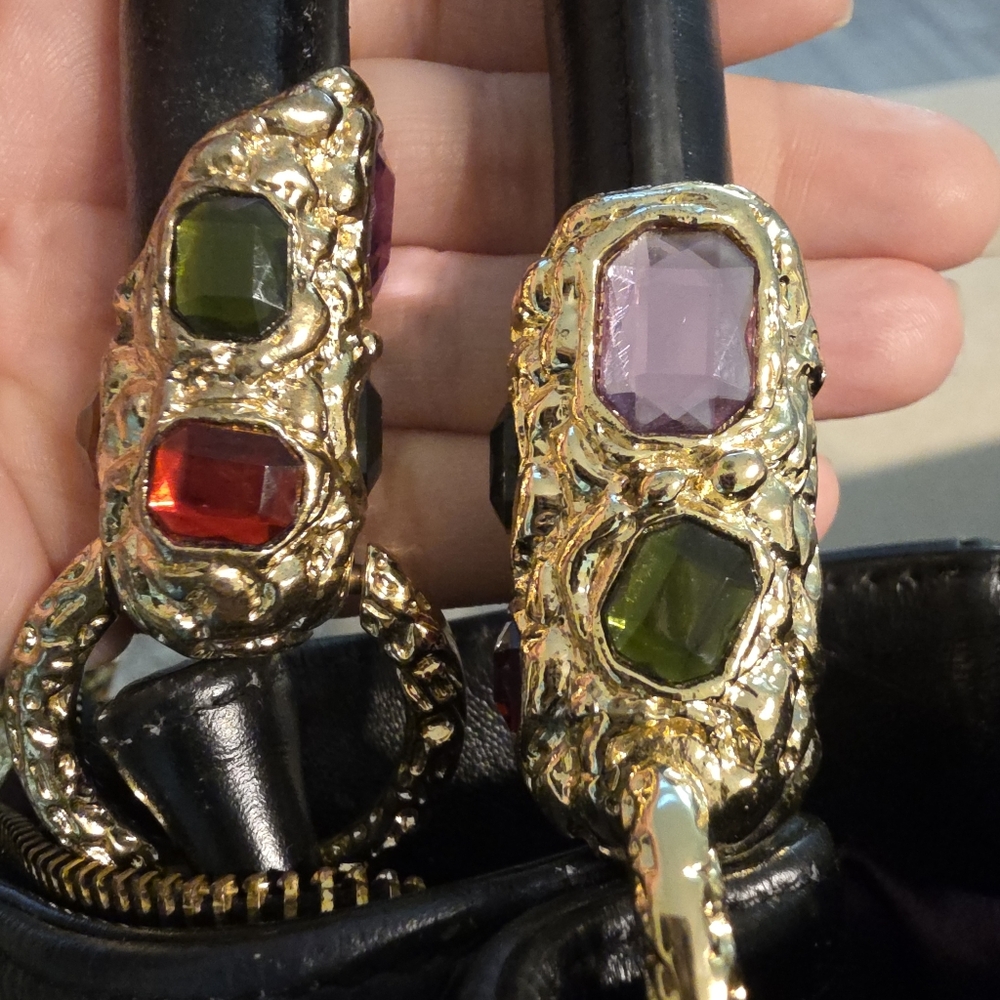 AUTHENTIC PRADA MIU MIU VINTAGE GRANDE SWIRL LEATHER SATCHEL PURSE HANDBAG - Picture 5 of 16